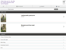 Tablet Screenshot of ghilliesuits.com